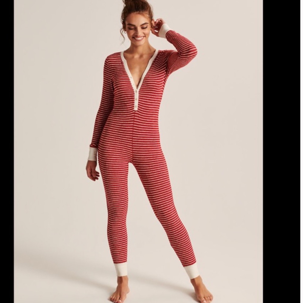 Abercrombie Cozy Henley Sleep Jumpsuit